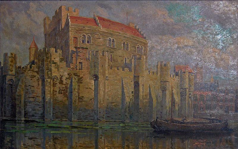 Georges Jansoone The Gravensteen in Ghent